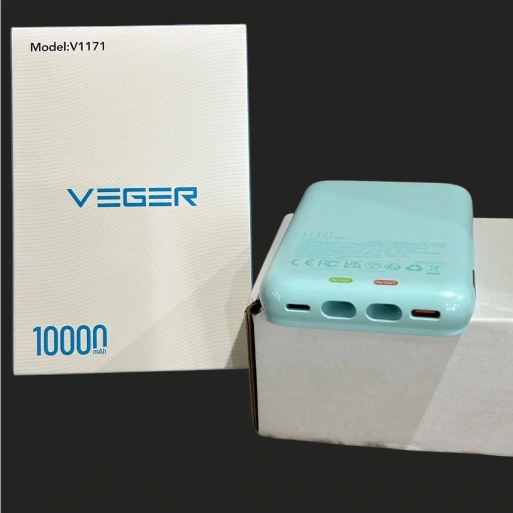 Veger Power Bank V1171 10000mAh - Green - New In Box